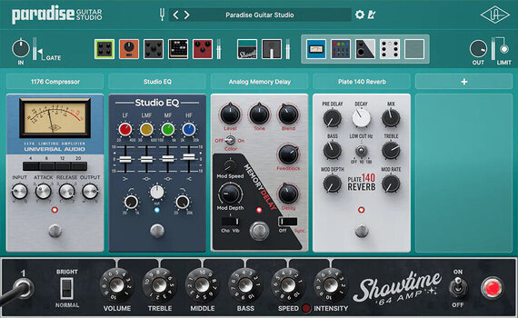 Plug-in de software para processadores FX Universal Audio Paradise Crossgrade from Showtime '64 (Produto digital) - 6