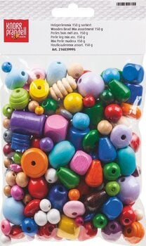 Χάντρες Knorr Prandell Ξύλινες χάντρες από ανάμεικτες ύλες 150 g-Assorted - 2