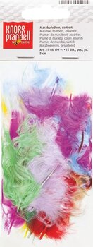 Materiale Knorr Prandell Marabou Feathers 5 cm Assorted 15 pcs - 2