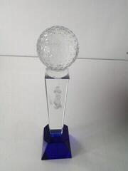 Golf troféer Longridge Crystal Golf troféer (Begagnad) - 1
