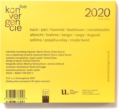 Glasbene CD Various Artists - Konvergencie 2020 (Digipack) (Download Code) (CD) - 3