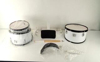 Marschtrommel NRG M4TS Marching 4 Tom Set Marschschlagzeug 10"-12"-13"-8" (Neuwertig) - 1