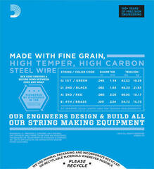 Bassokitaran kieli D'Addario EXL170 SET Bassokitaran kieli - 2