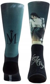 Șosete Michael Jackson Silver Glitter King Of Pop One Size Șosete - 2