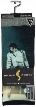 Șosete Michael Jackson Silver Glitter King Of Pop One Size Șosete - 3