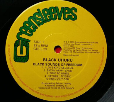 Disc de vinil Black Uhuru - Black Sounds Of Freedom (Reissue) (LP) - 2