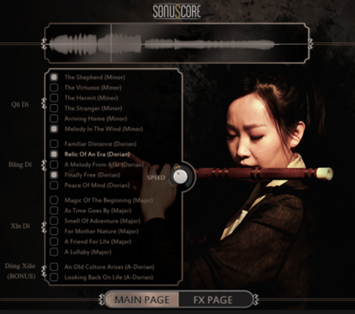 Biblioteca de samples/sons Sonuscore Ethnic Flute Phrases (Produto digital) - 2