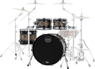 Set Batteria Acustica Mapex SR529XUZXG Saturn VI Black Ink Burst Set Batteria Acustica - 1