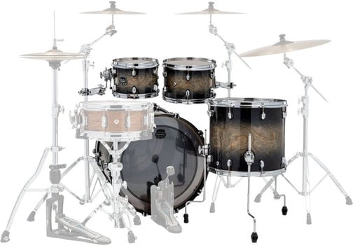 Set akustičnih bubnjeva Mapex SR529XUZXG Saturn VI Black Ink Burst Set akustičnih bubnjeva - 3
