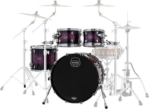 Set akustičnih bubnjeva Mapex SR529XUZXP Saturn VI Royal Purple Burst Set akustičnih bubnjeva - 2