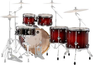 Set Batteria Acustica Mapex AR628SFUVNR Armory Red Onyx Burst Set Batteria Acustica - 2