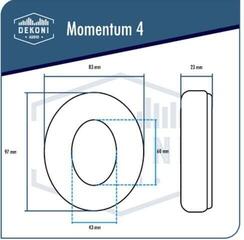 Náušníky Dekoni Audio EPZ-MOM4-CHL Náušníky Black 2 ks - 5