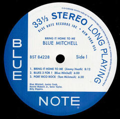 Disco in vinile Blue Mitchell - Bring It Home To Me (Blue Note Tone Poet Series) (Reissue) (180 g) (LP) - 4