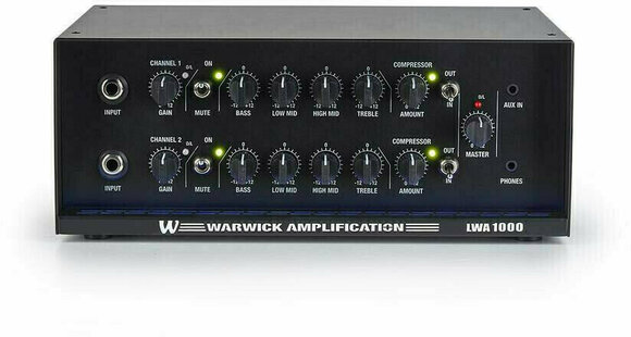 Solid-State Bass Amplifier Warwick LWA 1000 Black - 2