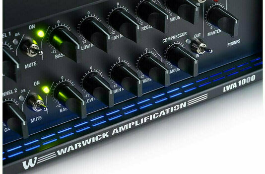 Solid-State Bass Amplifier Warwick LWA 1000 Black - 6