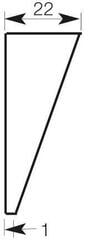 Outboard Bracket Osculati Protection Plate 420 x 340 mm Outboard Bracket - 1