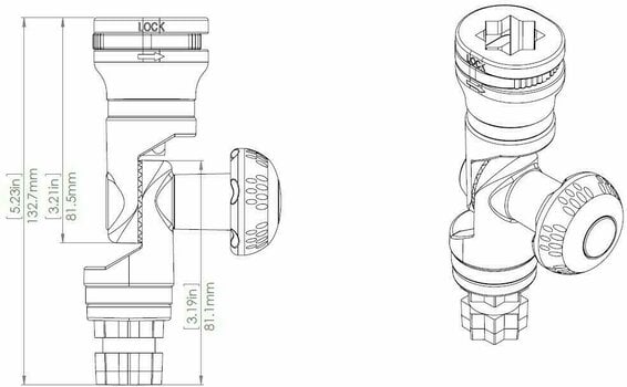 Angelhalter Railblaza StarPort Adjustable Extender Black 130 mm - 3