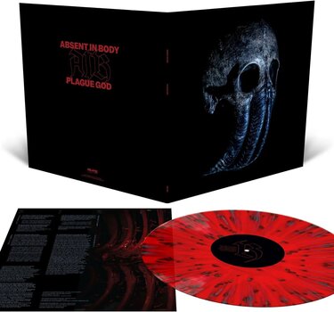 Disc de vinil Absent In Body - Plague God (Limited Edition) (Blood Red With Cyan Blue Coloured) (LP) - 2