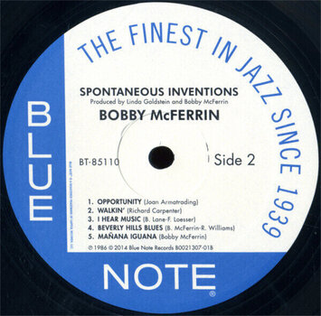 Vinyl Record Bobby McFerrin - Spontaneous Inventions (Reissue) (Remastered) (LP) - 3