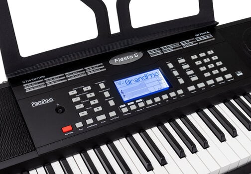 Keyboard with Touch Response Pianonova Fiesta 5 Keyboard with Touch Response Black - 5
