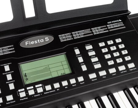 Keyboard with Touch Response Pianonova Fiesta 5 Keyboard with Touch Response Black - 7