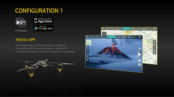 Dron Hubsan H501A X4 Brushless WIFI + Controller - 6