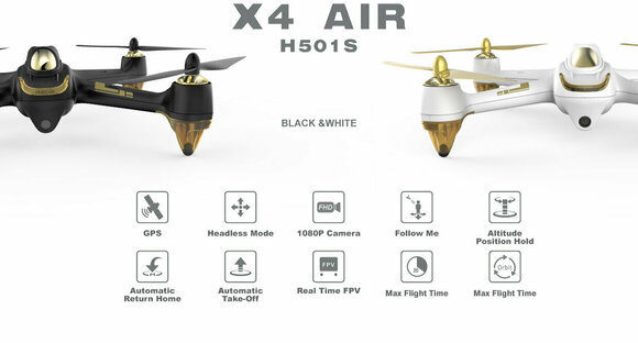 Drone Hubsan H501S High Edition Black - 6