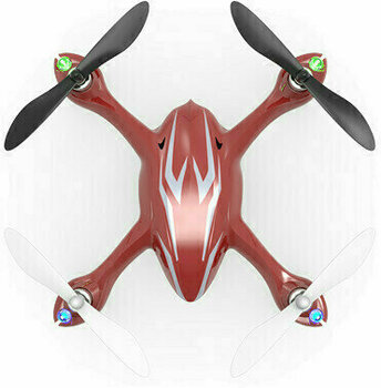 Drón Hubsan H107C 720p Red/Grey - 4
