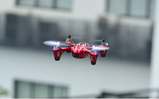 Dronă Hubsan H107C 720p Red/Grey - 6