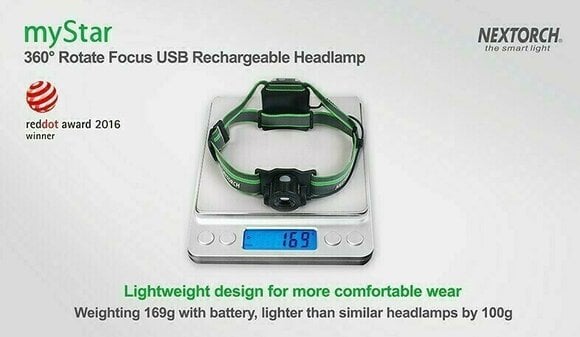 Stirnlampe batteriebetrieben Nextorch myStar Green - 16
