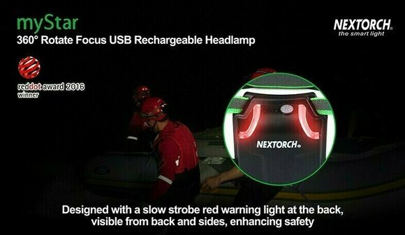 Stirnlampe batteriebetrieben Nextorch myStar Green - 23