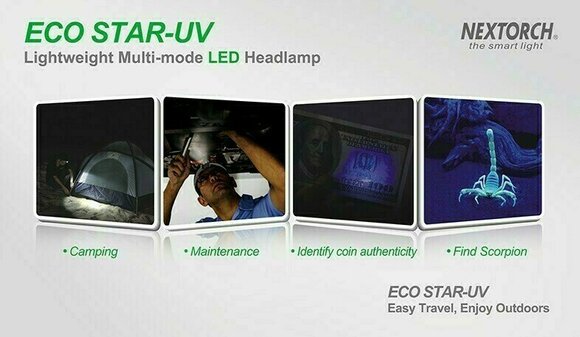 Hoofdlamp Nextorch Eco Star-UV 30 lm Headlamp Hoofdlamp - 10