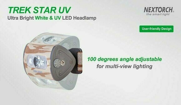 Stirnlampe batteriebetrieben Nextorch Trek Star UV 140 lm Kopflampe Stirnlampe batteriebetrieben - 9