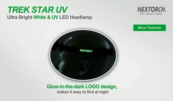 Stirnlampe batteriebetrieben Nextorch Trek Star UV 140 lm Kopflampe Stirnlampe batteriebetrieben - 13