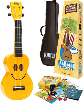 Soprano ukulele Mahalo U-SMILE Yellow SET Yellow Soprano ukulele - 2