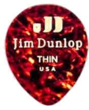 Pick Dunlop 485R-05TH Celluloid Teardrop 6 Pick - 1