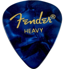 Plettro Fender 351 Shape Premium 6 Blue Moto Plettro - 1