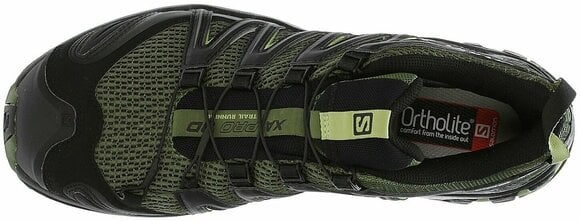 Mens Outdoor Shoes Salomon XA Pro 3D Chive/Black/Beluga 43 1/3 Mens Outdoor Shoes - 3