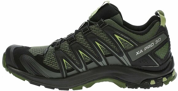 Moške outdoor cipele Salomon XA Pro 3D Chive/Black/Beluga 43 1/3 Moške outdoor cipele - 4