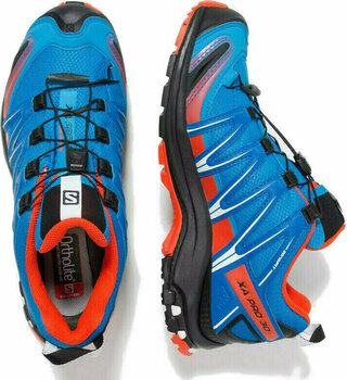 Pantofi trekking de bărbați Salomon XA Pro 3D GTX Indigo Bunting/Sky Diver/Cherry Tomato 8 - 3