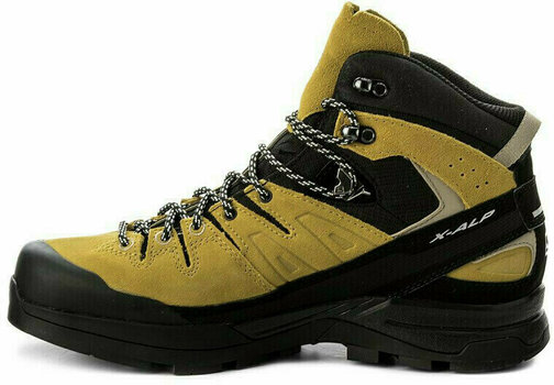 Mens Outdoor Shoes Salomon X Alp Mid Ltr GTX Green Suplhur/Vintage Kaki/Black 10 - 3