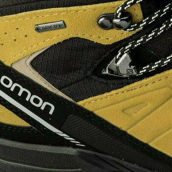 Mens Outdoor Shoes Salomon X Alp Mid Ltr GTX Green Suplhur/Vintage Kaki/Black 10 - 7