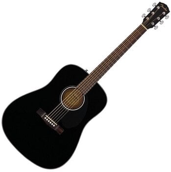 Akustická kytara Fender CD-60S Dreadnought WN Deluxe SET Black Akustická kytara - 2