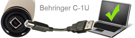 Miocrofon USB Behringer C-1U USB SET Miocrofon USB - 3