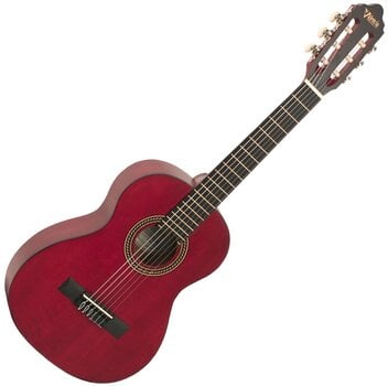 Gitara klasyczna 1/2 dla dzieci Valencia VC202 SET Transparent Wine Red Gitara klasyczna 1/2 dla dzieci - 2