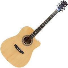 electro-acoustic guitar Pasadena SG028CE SET Natural electro-acoustic guitar - 1