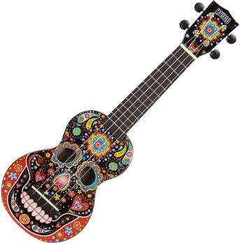 Soprano Ukulele Mahalo Art Series Soprano Ukulele SET Skull Black Soprano Ukulele - 2