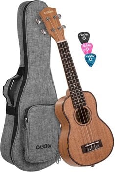 Soprano Ukulele Cascha HH 2026 SET Natural Soprano Ukulele - 3