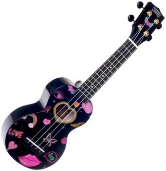 Σοπράνο Γιουκαλίλι Mahalo Soprano Ukulele SET Heart Black Σοπράνο Γιουκαλίλι - 2