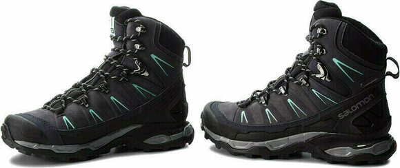 Ženski pohodni čevlji Salomon X Ultra Trek GTX W Grey/Black/Beach 40 Ženski pohodni čevlji - 2